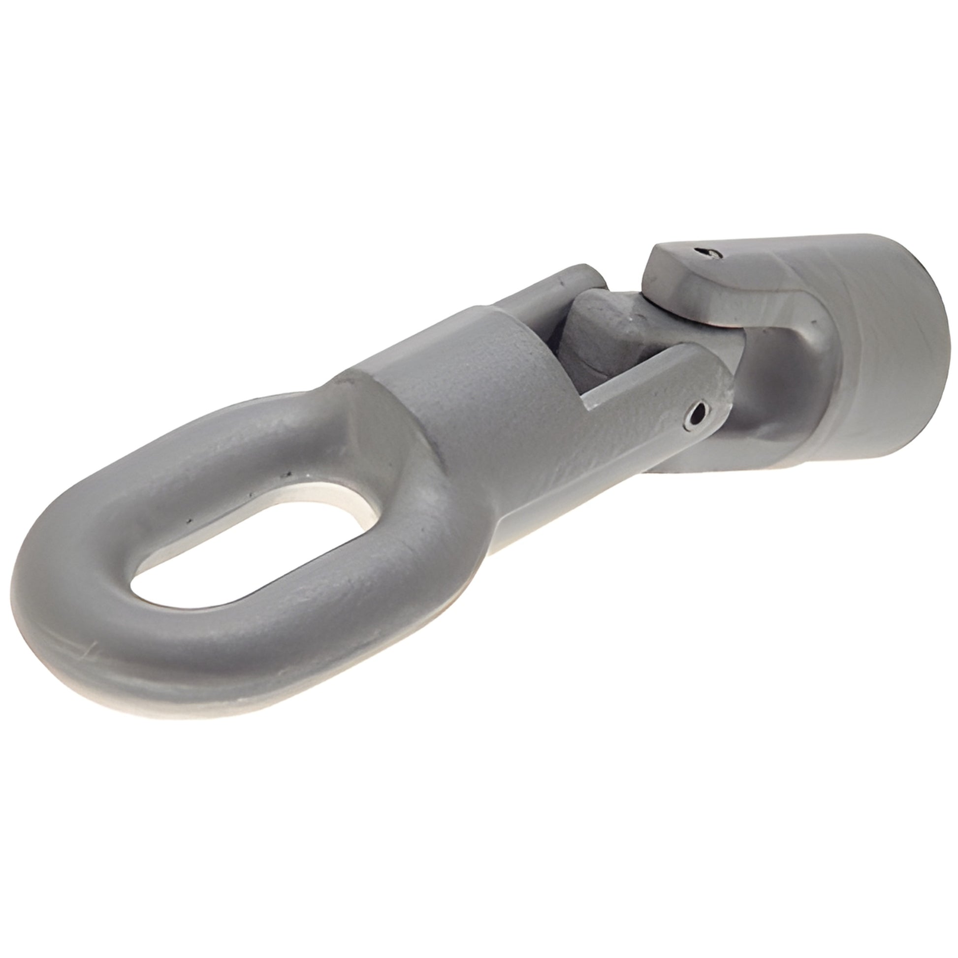 WCM617 gray metal universal joint with pole eye for 3/8" spline clerestory pole, awning window operator accessory