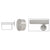 CRL Brushed Stainless Steel Flat End Cap for 2 in Round Tubing