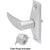 CRL Satin Chrome Left-Hand Door Lever Handle