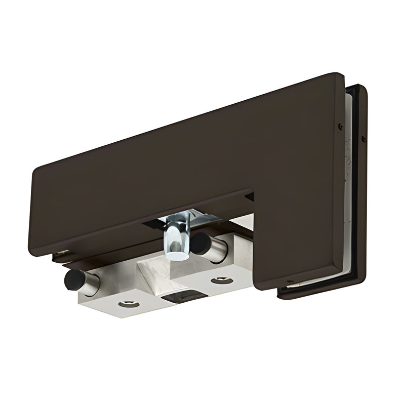 PH40PKRDU black bronze PH40 patch fitting stop/strike for 3/8-1/2" tempered glass doors, right-hand
