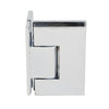 Polished chrome adjustable shower door hinge MEL324CH, solid brass for 8-12mm tempered glass