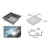 CRL Stainless Steel 14x14x3 Extra-Deep Drop-In Deli Tray No Lid