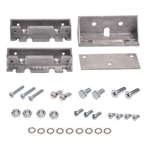 CRL Mounting Clips for Jackson OHC Closer - Offset 'U' Package Applications