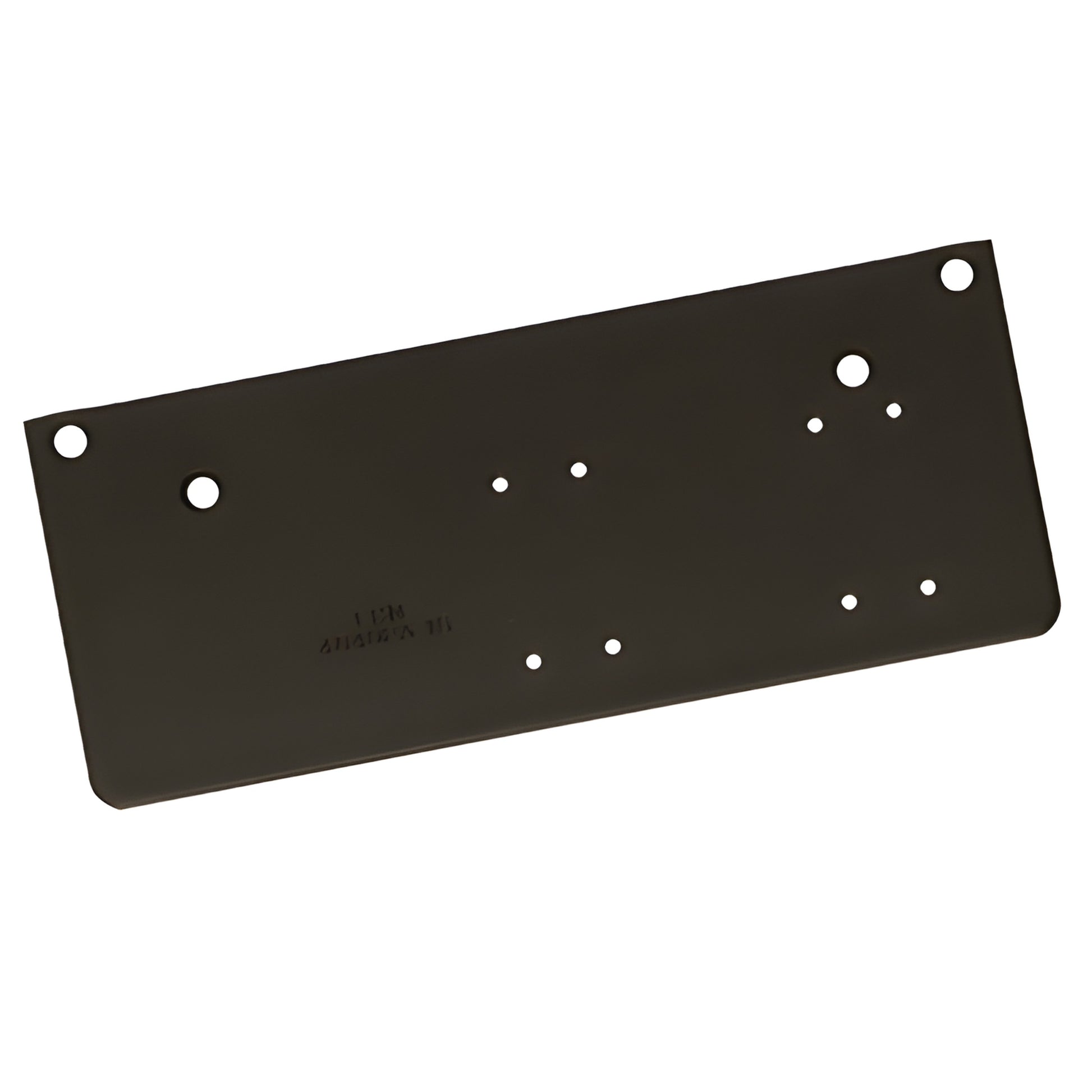 LCN 404018PADU dark bronze drop plate for door closer, parallel arm mounting, multiple screw holes