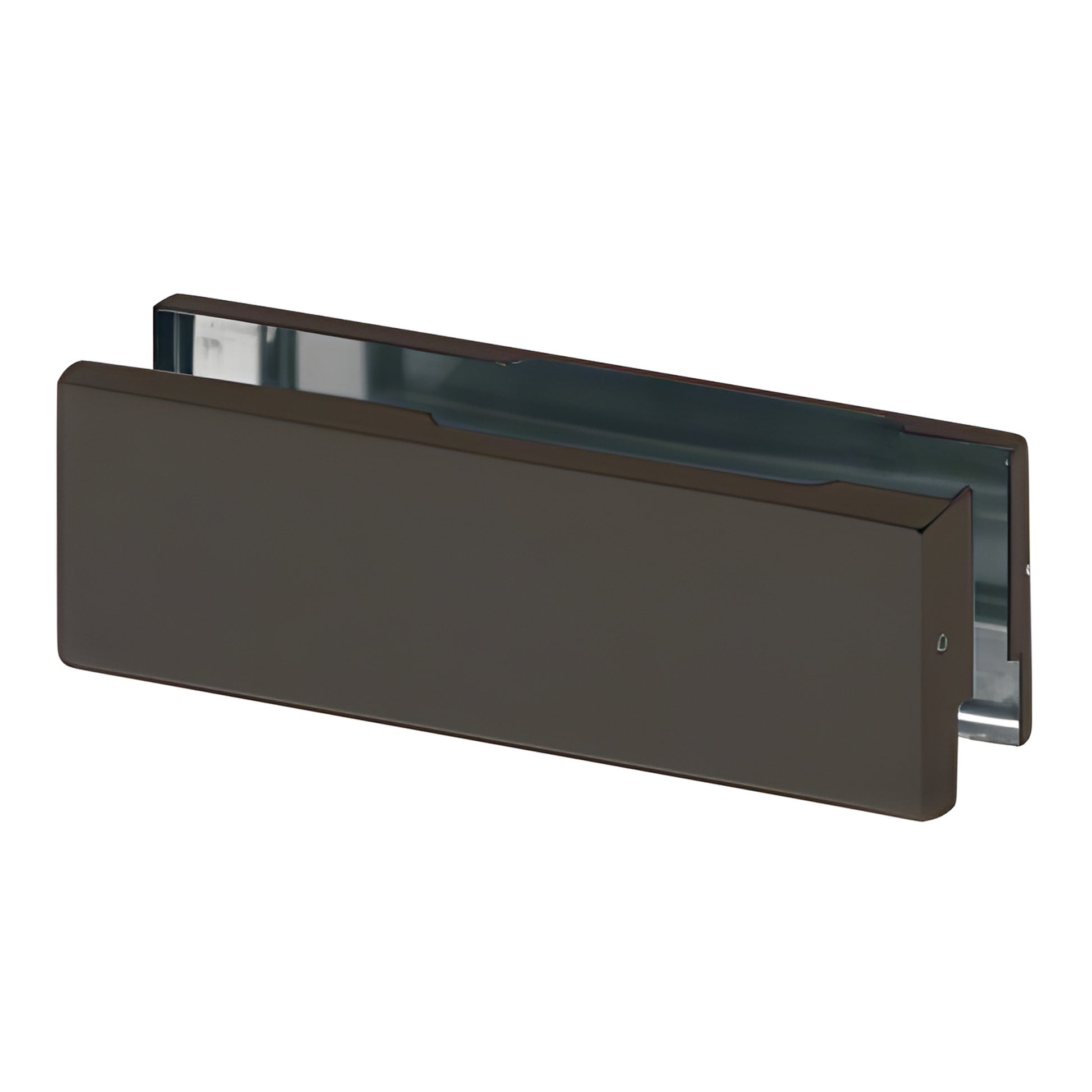 Black bronze anodized rectangular cover plate (set of 2) for PH34 transom patch fittings, SKU 1NT102DU