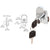 CRL Chrome Cabinet Lock for Hinged Glass Doors — Randomly Keyed