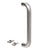 CRL 10 in Clear Anodized Solid Door Pull Handle, 1 in Dia