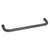 CRL 24 in Matte Black BM Series Wall-Mount Single-Sided Towel Bar