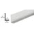 CRL 3/8 in Satin Anodized Aluminum L-Bar - Mirror Trim
