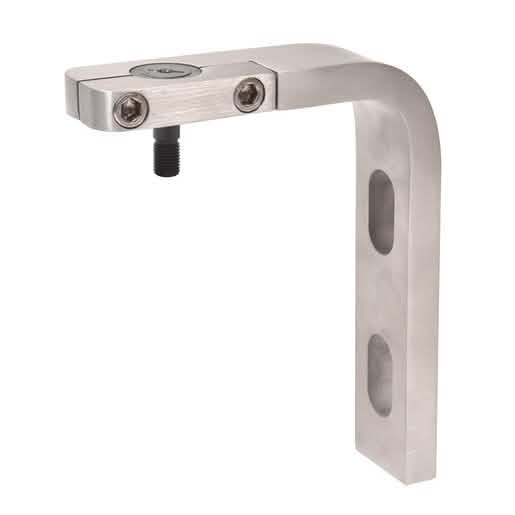 CRL Brushed Stainless Right Hand Pivot Bracket for secure and stylish glass door installat