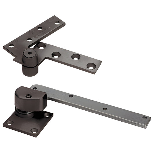 Rixson offset door pivot set, dark bronze finish, right-hand, heavy-duty for doors up to 600 lb (SKU 147RHDU)