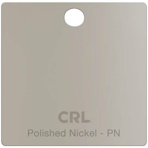 CRL Polished Nickel Color Chip - Sleek Finish for Modern Interior Design Projects