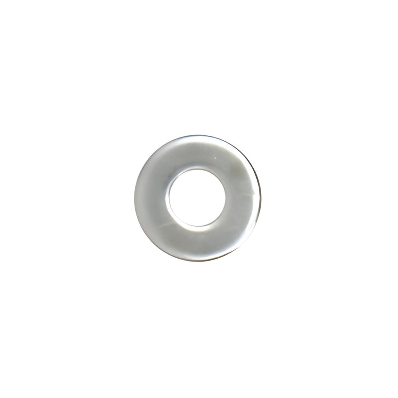 CRL plated flat washer AV2007 - 18 gauge, 1/2 OD, 3/16 hole, bright plated finish
