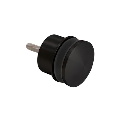 Matte black 316 stainless steel heavy-duty glass standoff, 2 in width, SKU RS0B215MBL