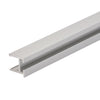 Satin anodized aluminum Fallbrook XL NY adaptor rail SKU FXNYF3SA - 118 in, fits 1/2 glass