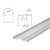 CRL Silver Metallic 241" Top Rail Infill for Pickets