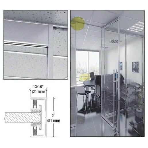 CRL-U.S. Aluminum Narrow Jamb Satin Anodized 120\" - Durable, Stylish Door Solution