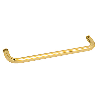 CRL 24 in Polished Brass BM Series Single-Sided Washerless Towel Bar