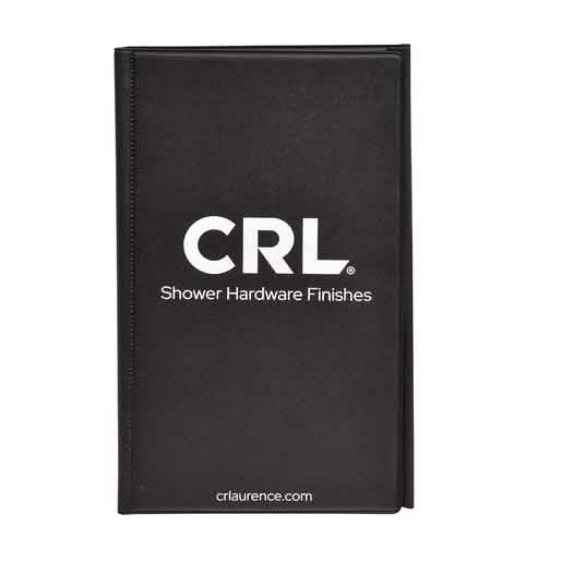 CRL Shower Door Hinge Finish Display Booklet - Elegant Finish Options Showcase