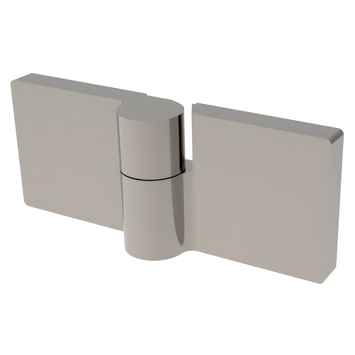 Lugano LUG180RCH polished chrome concealed glass-to-glass shower hinge for 8-10mm tempered glass