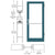 CRL-U.S. Aluminum Series 400 KYNAR® Entrance Door, Butt-Hinged