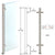 CRL 36" Brushed Stainless 1" Round Center Post for Counter/Partition