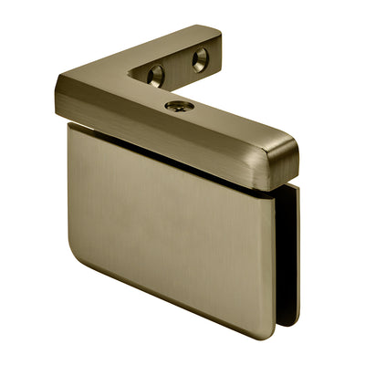 CRL Prima 05 Brushed Bronze Left-Hand Offset Shower Door Hinge