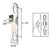 CRL Casement Window Lock Keeper Replacement - Sash Lock Hardware