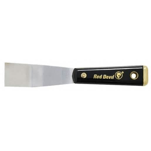 CRL Red Devil® 1-1/4" Bent Knife - Durable, ergonomic tool for precise cutting tasks.