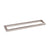 CRL 18" Brushed Nickel SQ Style Double Back-to-Back Towel Bar