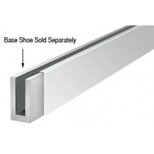 CRL Polished Stainless 120\" Cladding for W5B Windscreen & Smoke Baffle Base Shoe