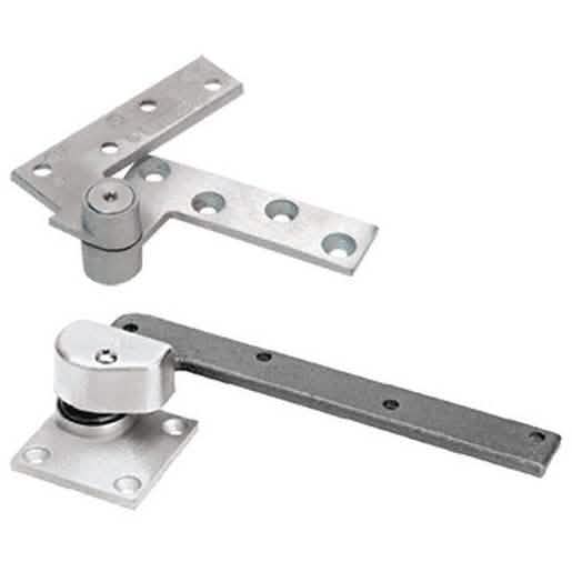 Rixson Satin Chrome Right Hand 3/4" Offset Pivot Set - Durable and Stylish Door Hardware