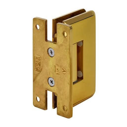 CRL Brass Cologne 337 Wall Mount 'H' Back Plate Hinge - Adjustable, Durable, Stylish