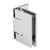 CRL Melbourne Chrome Adjustable Offset Wall Mount Glass Door Hinge