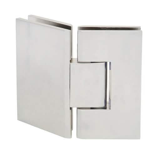CRL Satin Nickel Vienna 045 Series 135° Glass-to-Glass Hinge for Sleek Shower Design