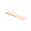 CRL white wood shims (SKU NWS9), tapered 8 in 1-1/2 in northern white wood strip with parallel grooves.