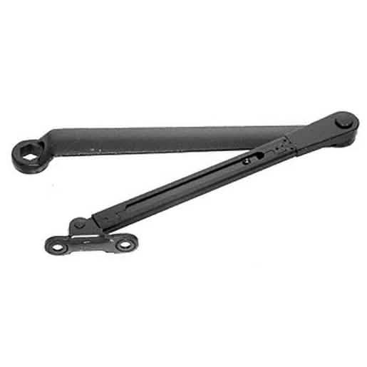 "CRL Black PR90 Series Regular Closer Arm - Durable, sleek design for efficient door contr