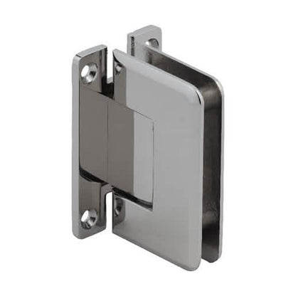 "CRL Polished Nickel Pinnacle 037 Series Wall Mount 'H' Back Plate Hinge - Sleek & Durable