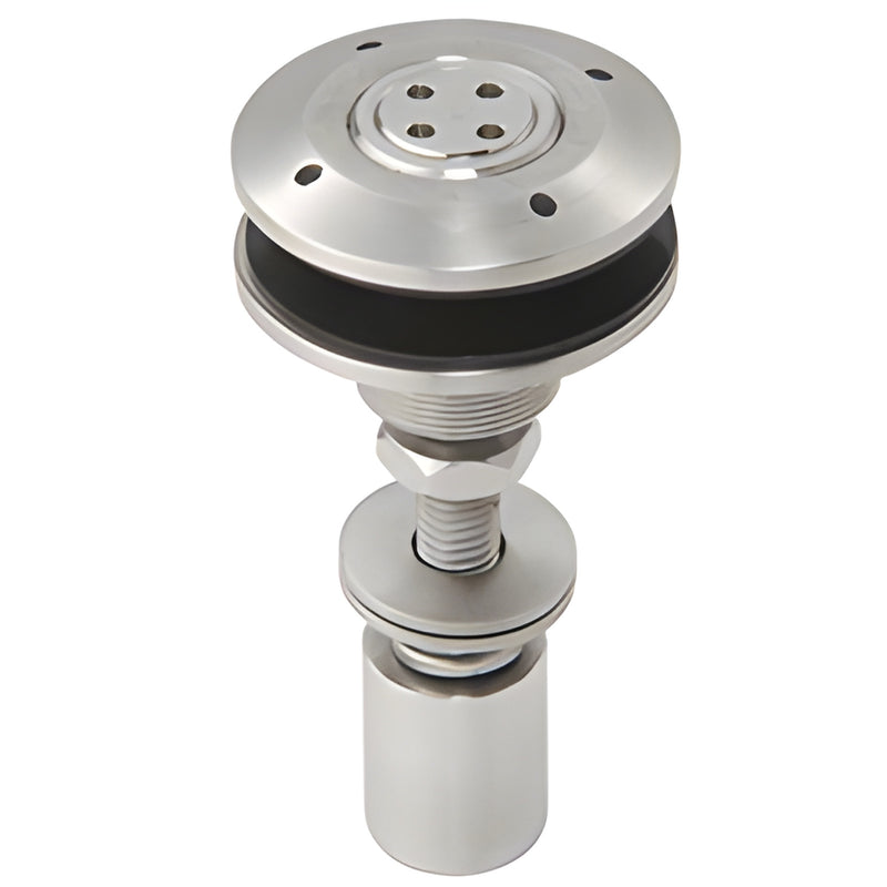 CRL RSFEX10BS stainless swivel glass attachment for frameless panels, 316 stainless, fits 10-12mm tempered glass.