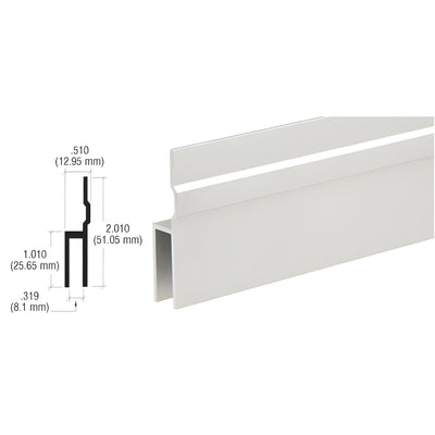 CRL Satin Anodized Front Hanger Extrusion for Sliding Glass Doors