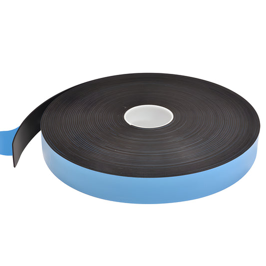 CRL foam glazing tape roll (SKU 74418X2BL) black 2 in x 100 ft, 1/8 in thick, blue release liner