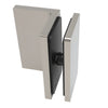 CRL COMO wall-mount glass bracket, polished chrome, solid brass, fits 8-10mm tempered glass (SKU: C0M90SCH)