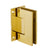 CRL Geneva 037 Polished Brass Wall-Mount Full Back Plate Door Hinge