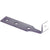 CRL 1" Long-Shank Stainless Steel Cold Knife Blade for Glass