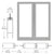 CRL-U.S. Aluminum 400 Medium Stile Center-Hung Doors - Clear Anodized