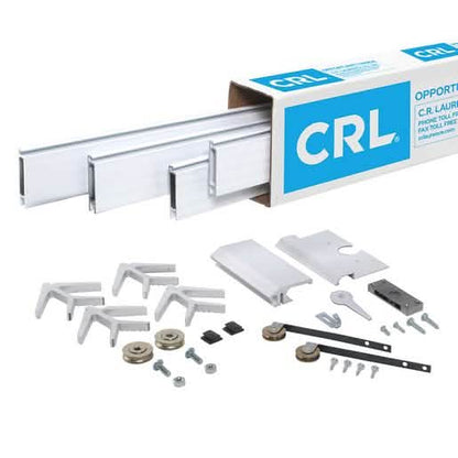 CRL Champion White 32x82 Heavy-Duty Sliding Screen Door Kit, Powder Coated, Extruded