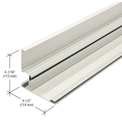 CRL-U.S. Aluminum White KYNAR® Paint 90 Degree Outside Corner Half Section, Thermally Improved - 24'-2"