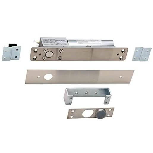 CRL Brushed Stainless Electric Solenoid Bolt Lock - UL Certified for Enhanced Security