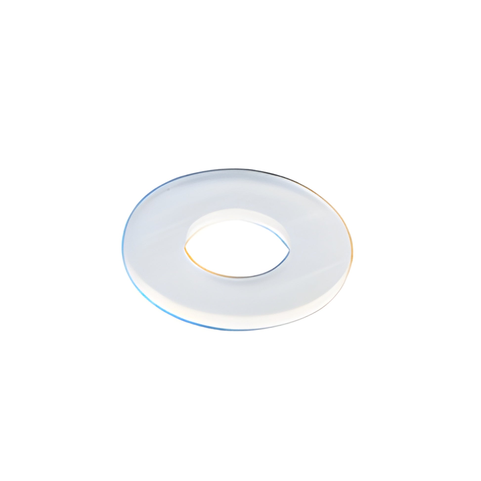 Clear nylon washer/spacer 7/16 in. OD, 3/16 in. bore, 1/32 in. thick (SKU 90295A120)