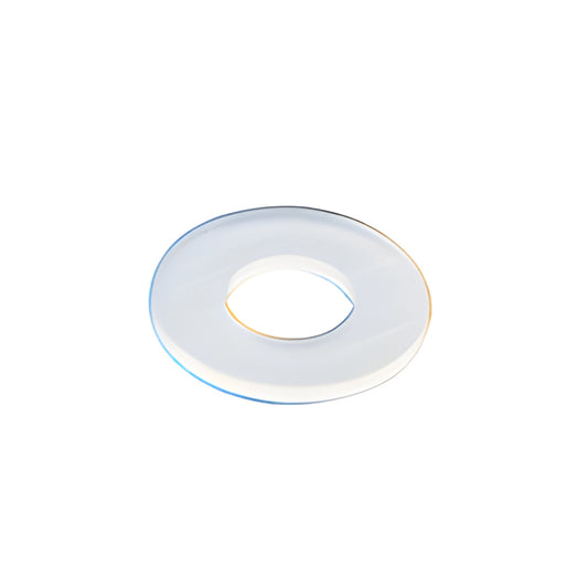 Clear nylon washer/spacer 7/16 in. OD, 3/16 in. bore, 1/32 in. thick (SKU 90295A120)